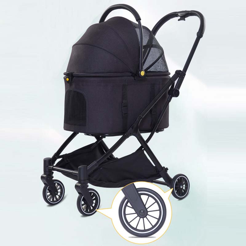 Shock-Absorbing PU Wheels Pet Stroller Shock-Absorbing PU Wheels Pet Stroller