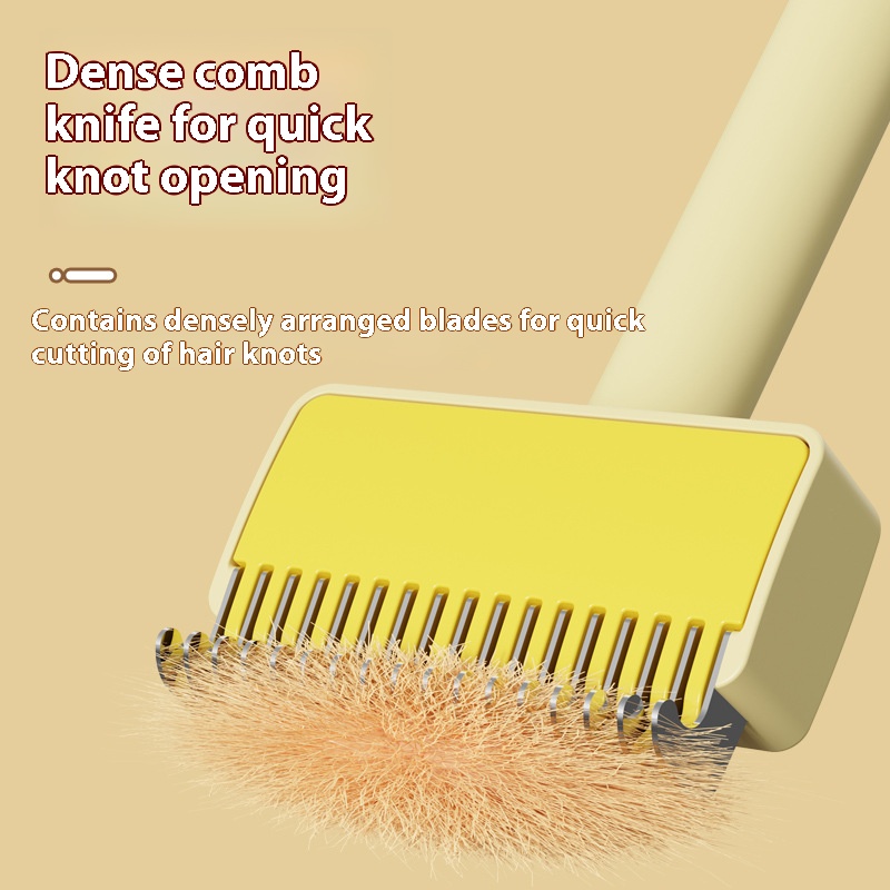Ergonomic Pet Fur Deshedding Brush