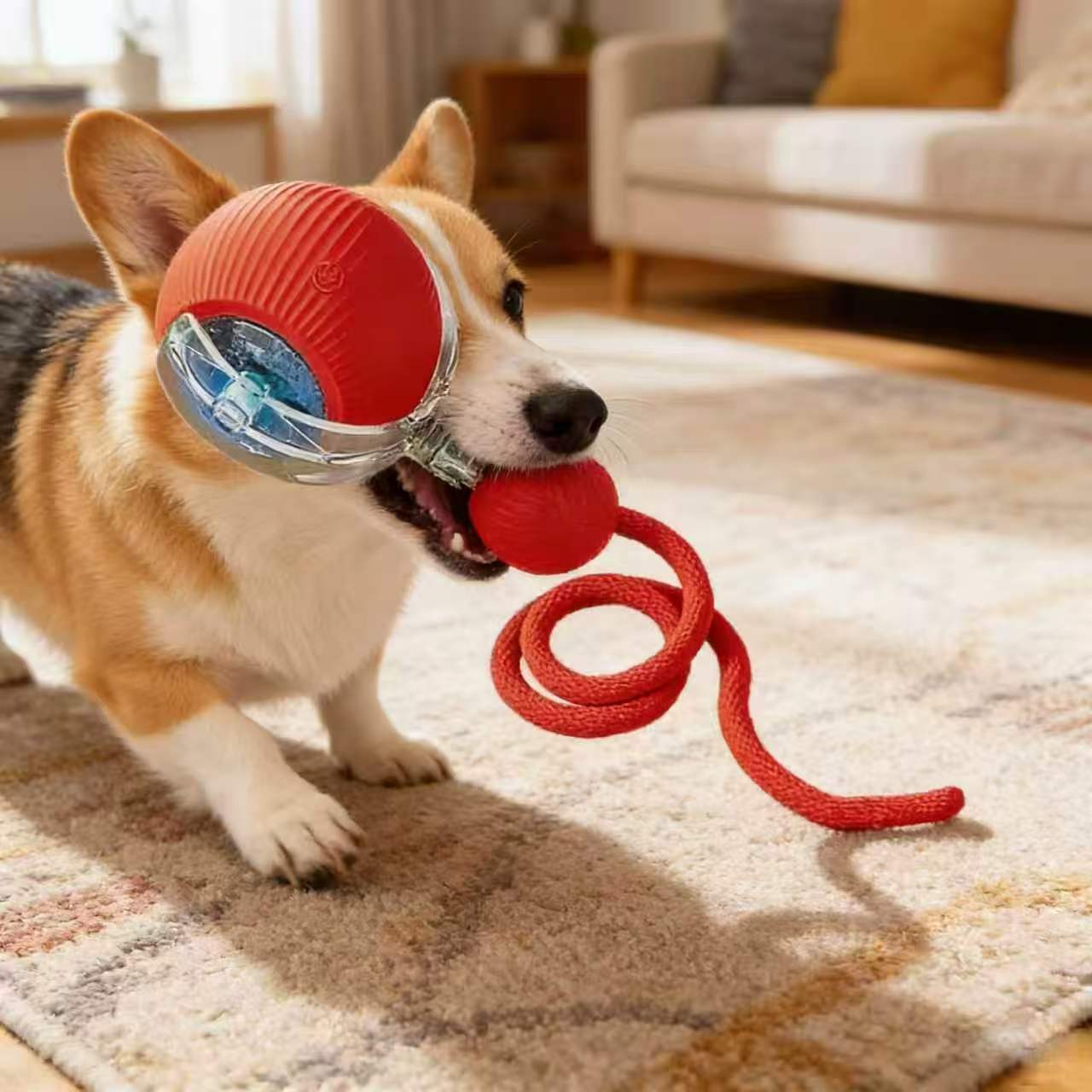 Automatic Jumping Dog Toy for Small Dogs