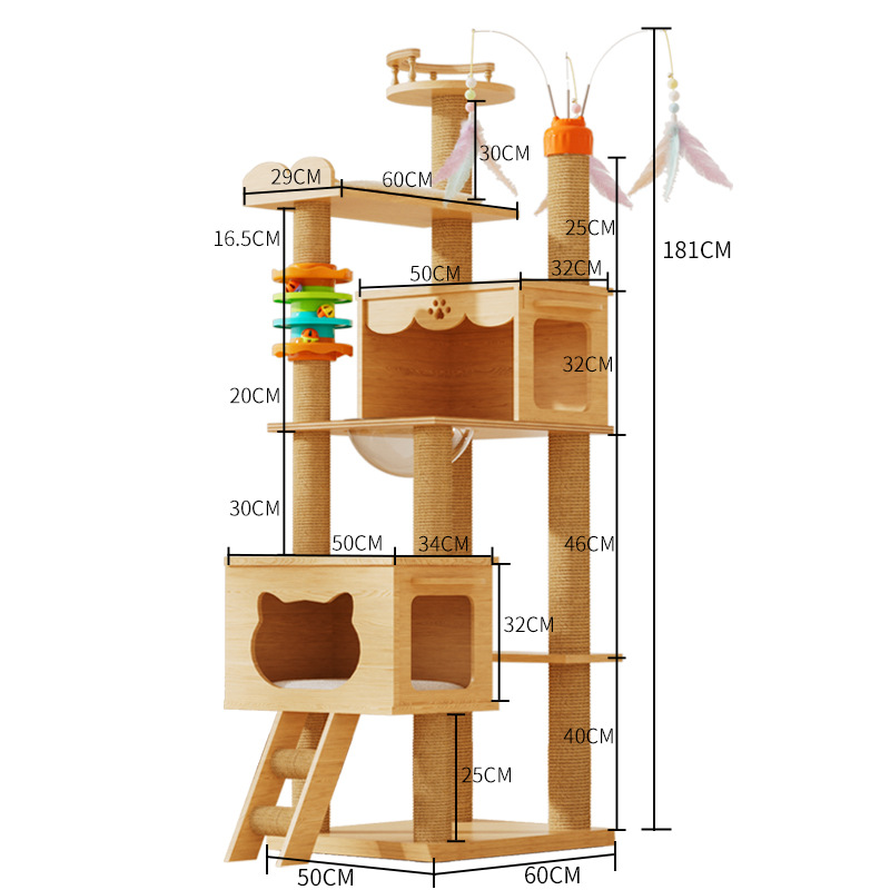 space saving cat tree for small apartments