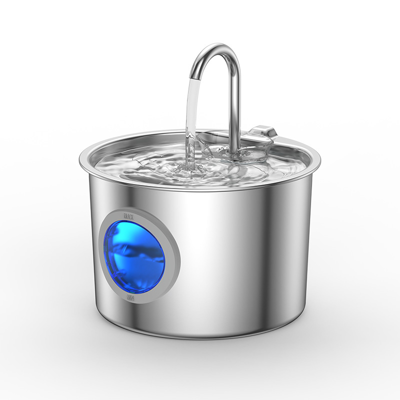stainless steel pet water fountain